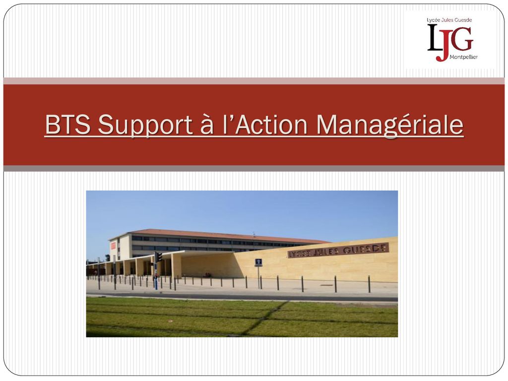 BTS Support à lAction Managériale ppt télécharger